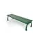 Frog Furnishings Green 6' Heritage Backless Bench with Green Frame PB 6GREGFHERBAC - alternate 1